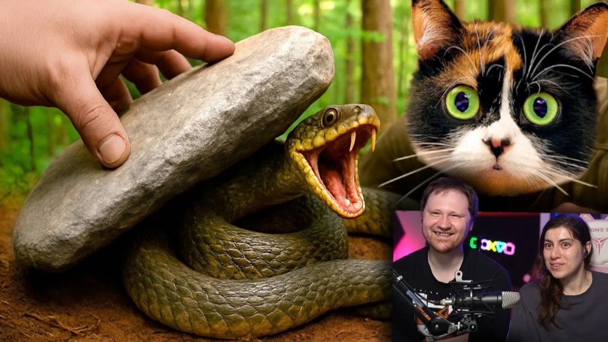 Я ПЕРЕВЕРНУЛ 100 КАМНЕЙ В ЛЕСУ, И ВОТ ЧТО ТАМ НАШЕЛ _ РЕАКЦИЯ на SlivkiShow
