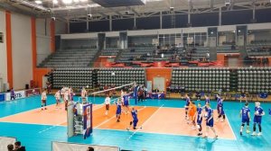 Волейбол. Нападающий удар. «Текстильщик» (Ивановская область) vs «Динская-РЦСП»