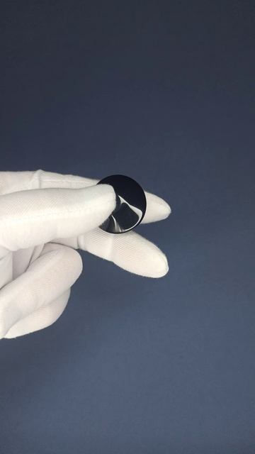 Пуговицы черные (размер № 44), Артикул 00297