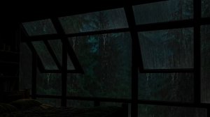 Звуки дождя за окном для сна 🌙 Ночная атмосфера лесного дома и глубокое расслабление