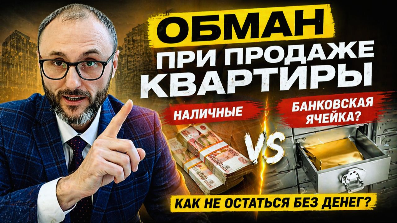 Обман при продаже квартиры: чем опасны наличные и банковская ячейка?