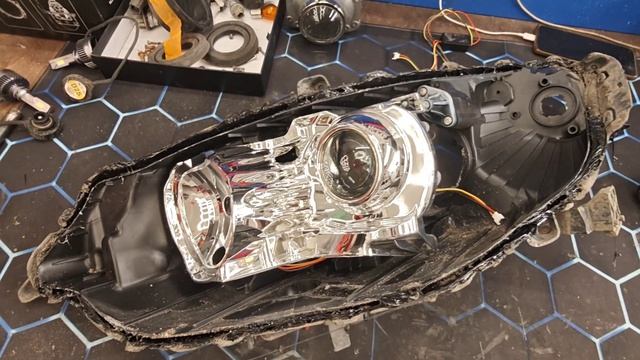 Honda akkord 8 2010 дорест. Улучшаем свет. Тюнинг фар.