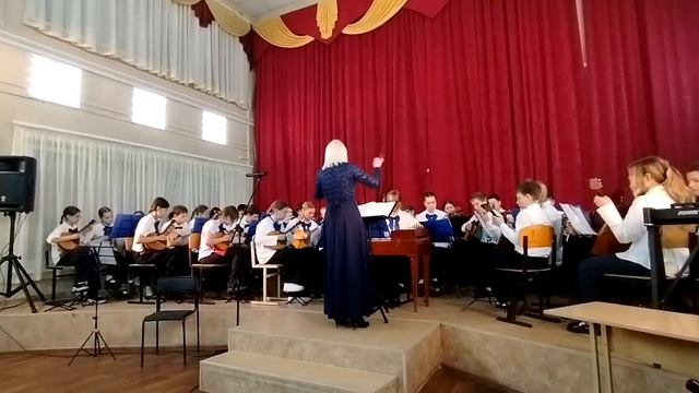 Оркестр народных инструментов «Калейдоскоп», руководитель Салихова О.А.