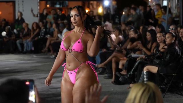 Camil Bernal In 4k SLOW MOTION _ Art Basel Miami Swim Week _ Victim 15
