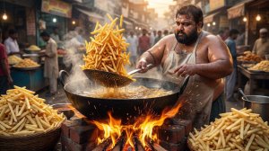 СУПЕР ХРУСТЯЩИЙ ФРИ | Идеальный рецепт чипсов в уличном стиле | Рецепт картофельных снеков.