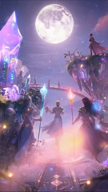 Путешествие в мир магии и приключений #фантазия #аниме