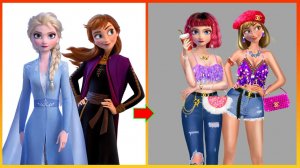 Эльза из Холодного сердца - Раскраска для детей