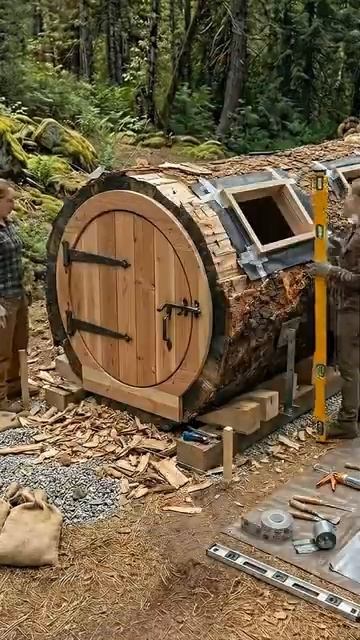 Girls Built A GIANT 2m Log Cabin Shorts Bushcraft Logcabin Timelapse Satisfying [get.gt]