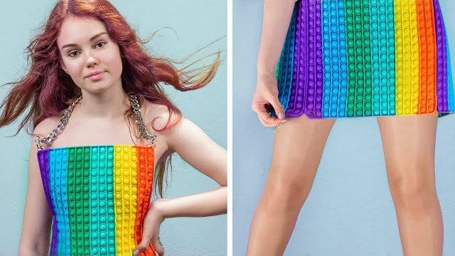 ПЛАТЬЕ из попЫтов!