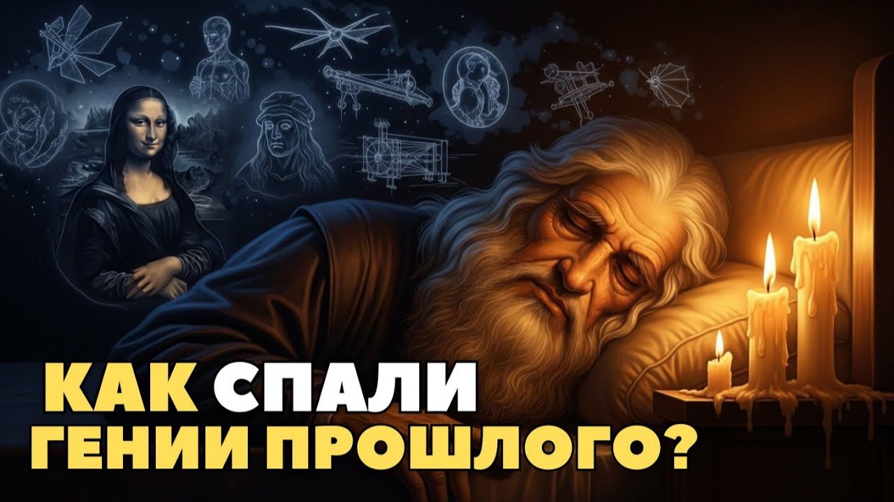 Странные привычки сна великих гениев 🌛История на ночь