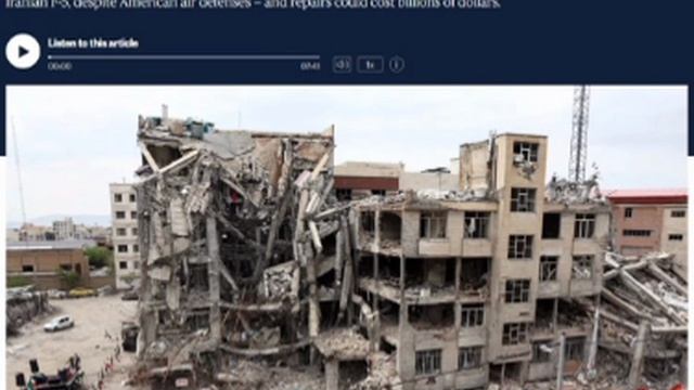 📰 Иран нанёс более серьёзный ущерб базам США, чем сообщает Пентагон, — NBC News