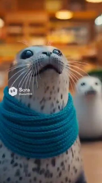 Пустите тюленьчика в магазинчик