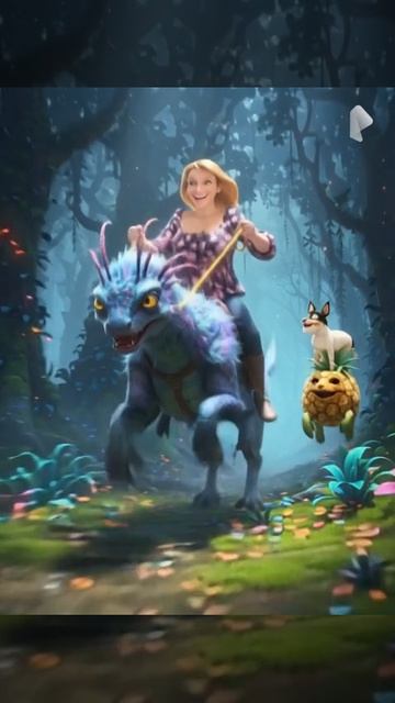 Верхом на Чудовище и Ананасе