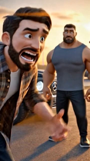 Авария или,, Я видел,как вы красились в машине! 