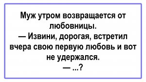 Муж возвращается от любовницы... Подборка Пикантных, Остреньких, Жизненных Анекдотов! Юмор! Смех!