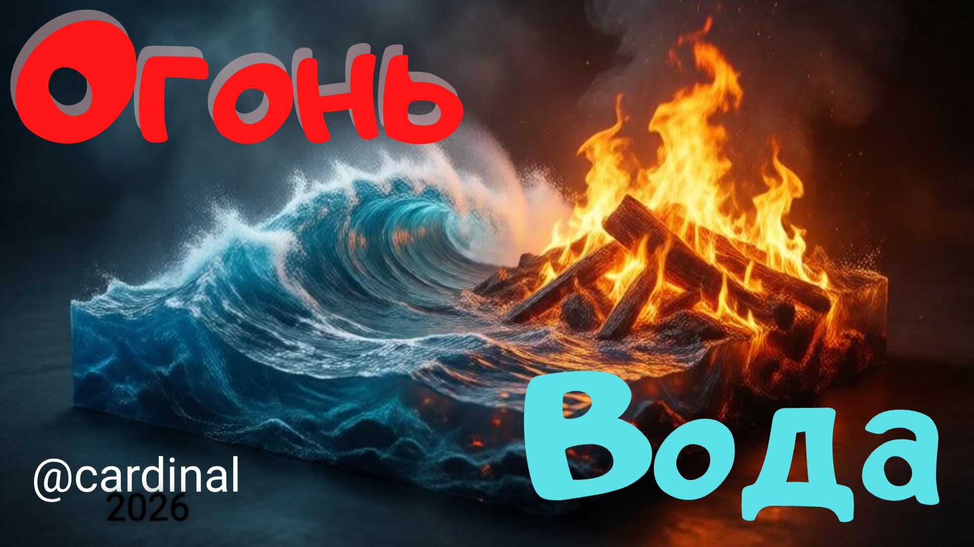 Огонь и Вода» — это экспрессивный трек, в котором сталкиваются две стихии