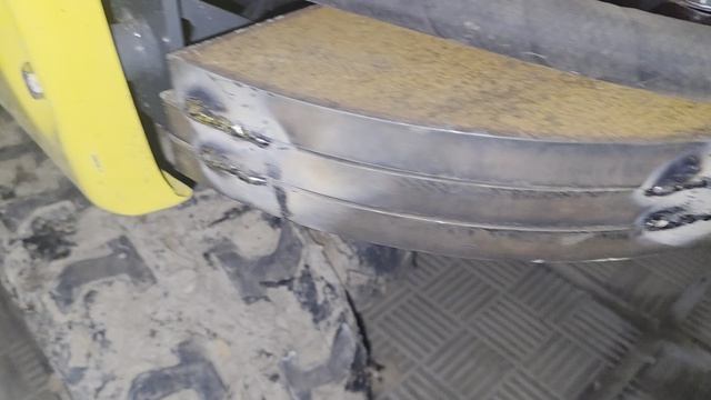 часть 2. доработка противовеса на миниэкскаваторе Rippa r 319