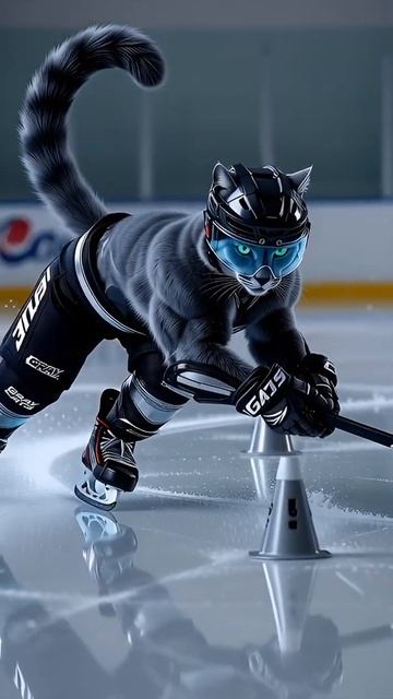 cool tricks#2, The grey cats are on a roll (hockey)/Fury cats