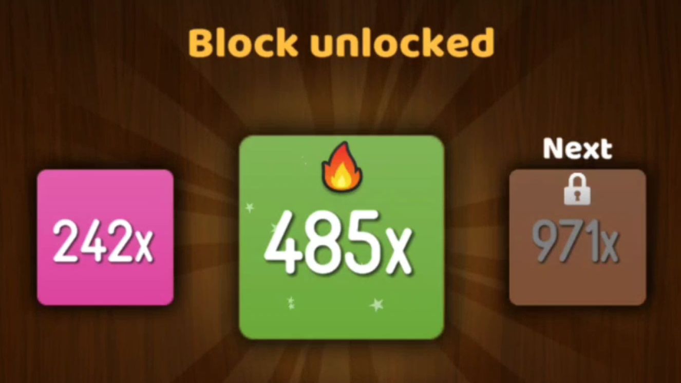 NumBlocks (121x → 242x → 485x)