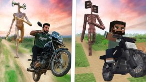 🎞️Фильм «SirenHead Погоня» 2😱 И его копия в Minecraft!⛏️