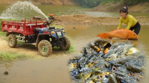 Как наловить много рыбы в диких заболоченных местах — собираем рыбу и продаем в деревне