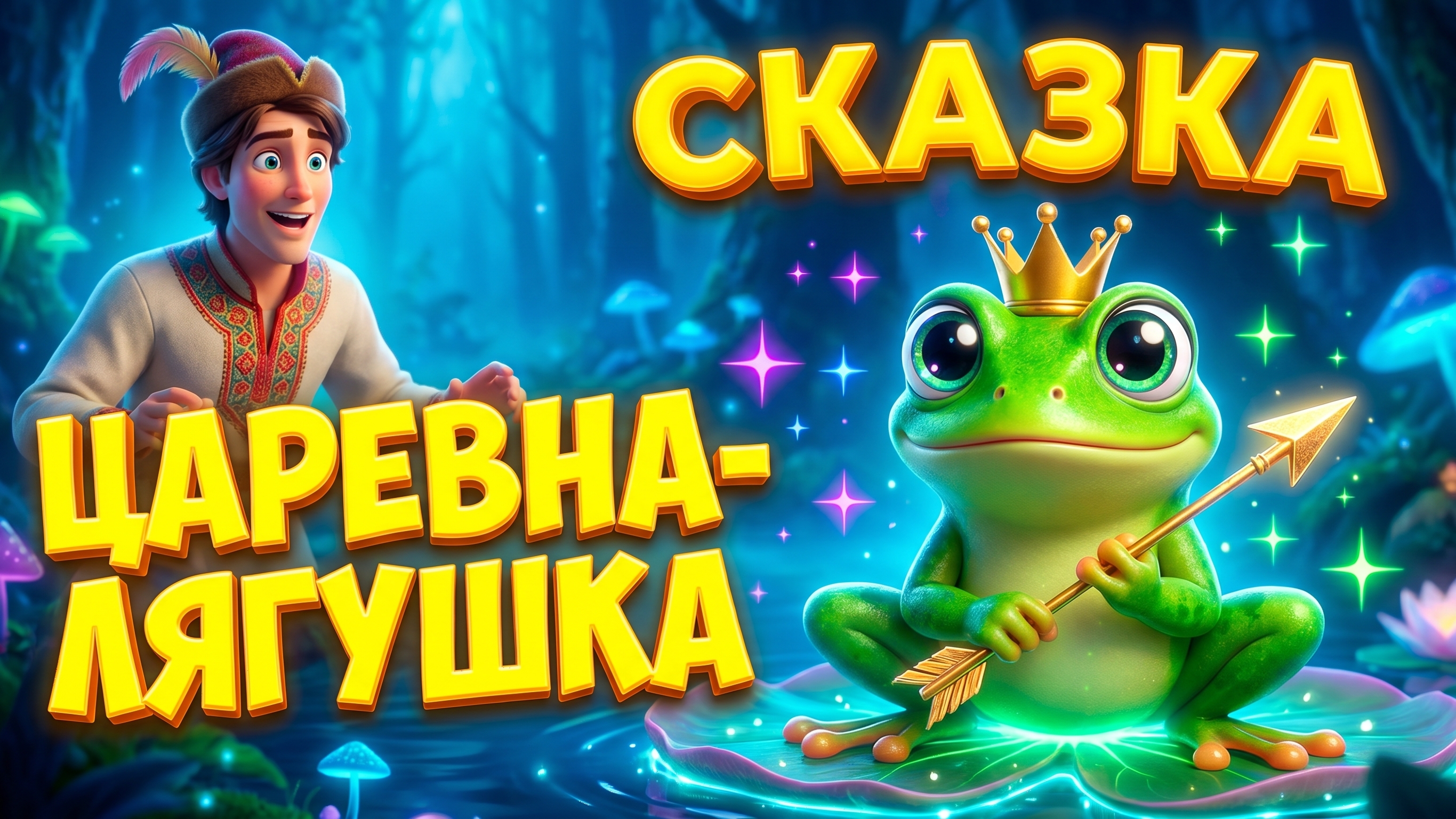 Царевна-лягушка | Русская сказка для детей | Развивающее видео