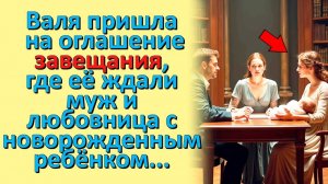 Пьяная ВДОВА на Оглашении Завещания… А там — муж, любовница и их ребёнок!..