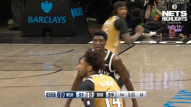 HIGHLIGHTS: Nolan Traore Drops Career High in Nets 121–115 Win vs. Wizards