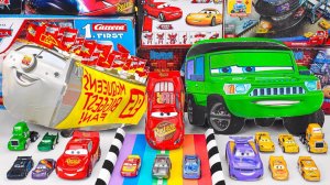 Обзор распаковки Disney Pixar Cars | Молния Маккуин, Чик Хикс, Мак, Док Хадсон, Круз Рамир