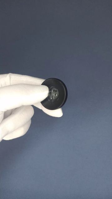 Пуговица графит матовый (р-р № 54), Артикул 06529