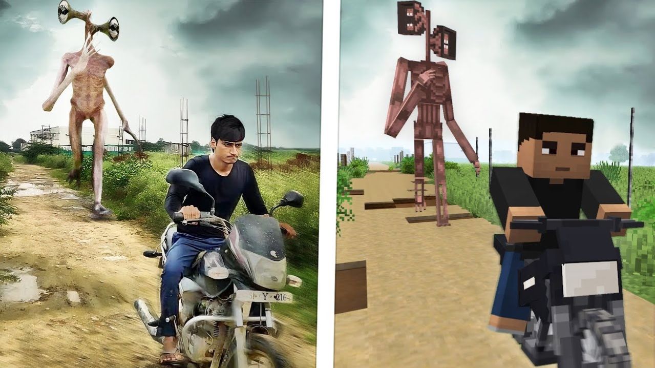 🎞️Фильм "SirenHead Погоня" и его копия в Minecraft⛏️