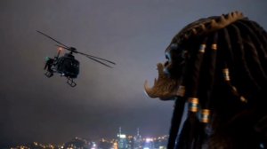 Хищник сражается с человеком