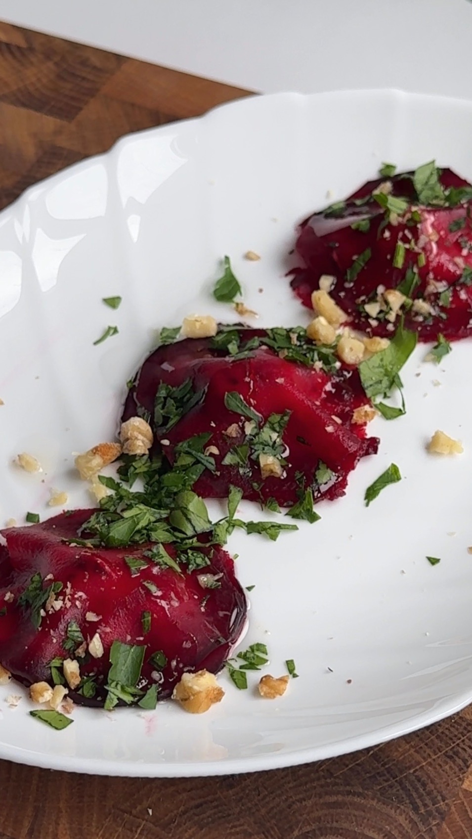 Равиоли из свеклы