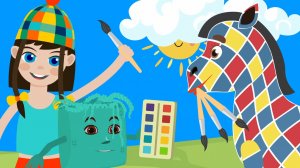 Сборник 2 Развивающие детские песни - Зебра в клеточку- Обучающие мультики песни для детей малышей