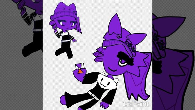 нарисовала перса из гачи