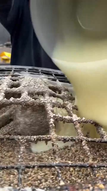 Монтаж каменного ковра