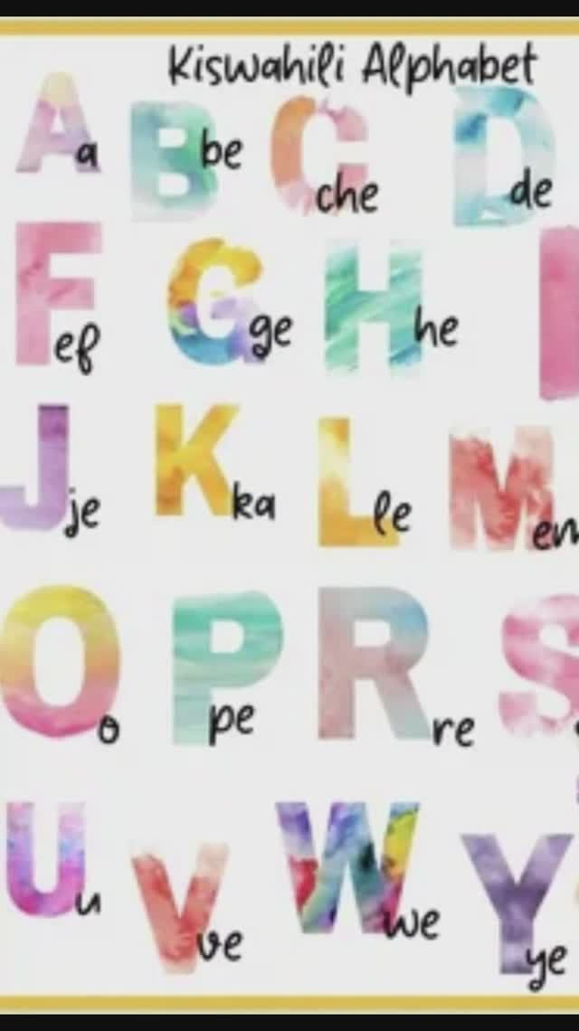 Изучайте алфавит суахили с этой веселой и запоминающейся песней