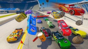 Мега Крутые Автомобили - Трансформация Большого и Маленького Молнии в Зомби! Битва в BeamNG.Drive