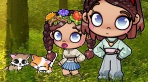 Прогулка с сестрой🍃 [Нашли котят🐈]