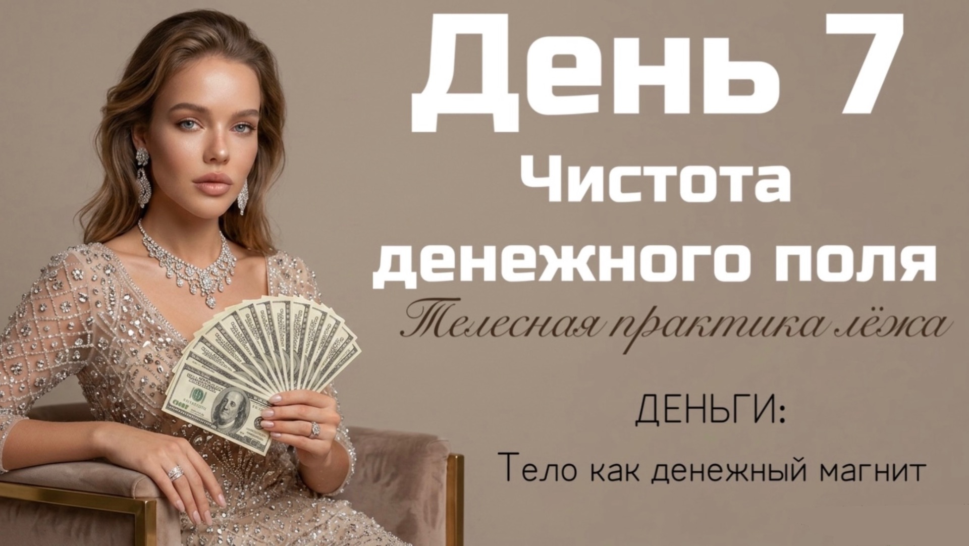 Золотой свет вымывает старые убеждения о деньгах, а в ответ входит легкость, процветание, изобилие ✨