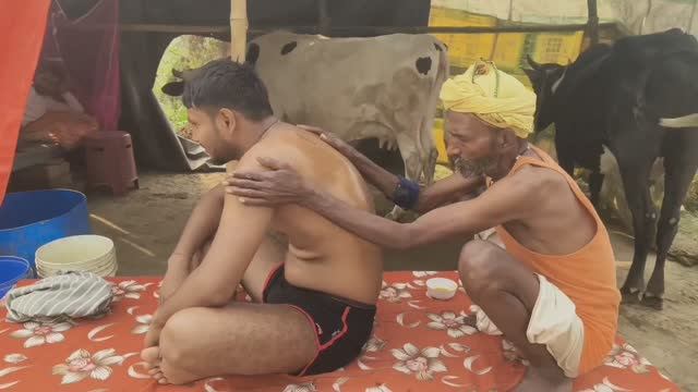 НАГА БАБА!!! Уличный парикмахер, массаж всего тела..