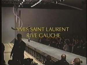 Показ коллекции Alber Elbaz для Yves Saint Laurent осень-зима 1999-2000