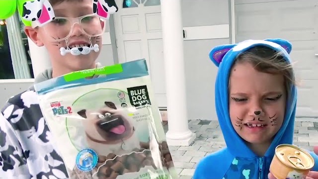 Макс и Катя устроили спа для животных