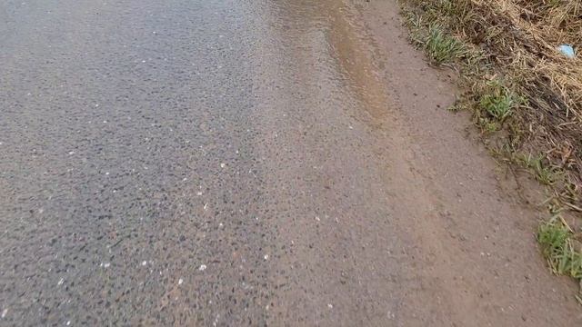 бег в дождь