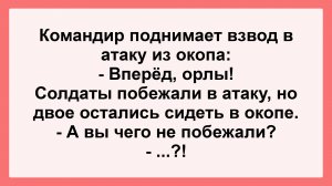 Командир поднимает взвод! Пикантные, Смешные, Остренькие, Жизненные Анекдоты! Юмор! Смех! Позитив!