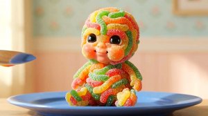 Милые малыши из еды Невероятно приятный и необычный ASMR-видео