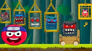 Новый враг-мумия для нашего красного шарика Ниндзя.Red Ball 4