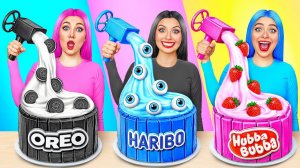 24 Часа Едим Еду Одного Цвета Челлендж # Смешные Ситуации с Едой от Bubba DO Challenge