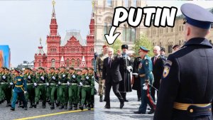 Иностранец видит Путина на Красной площади