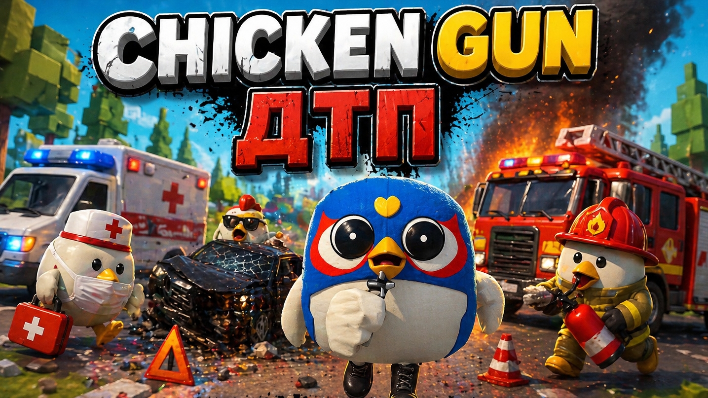 «БЕЗУМНЫЙ РЕПОРТАЖ» 🎤
ШОК! 😱 ЧТО СЛУЧИЛОСЬ В CHICKEN GUN?